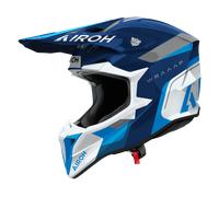Casco MX Airoh Wraaap Conquer (2026) Azul BrillanteXXS Azul Brillante