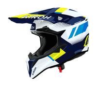 Casco MX Airoh Wraaap Vision (2026) Amarillo/Azul BrillanteL Amarillo,Azul Brillante