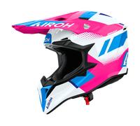 Casco MX Airoh Wraaap Vision (2026) Rosa BrillanteL Rosa Brillante