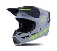 ALPINESTARS Cascos S-M3 Radium Grey / Black / Yellow Fluo Matt 2026 L