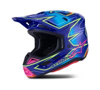 Casco MX Alpinestars SM7 Cast Azul/Rosa/AmarilloL Azul,Rosa,Amarillo