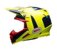Casco MX BELL Moto-9 Flex Vice Azul/AmarilloS Azul,Amarillo