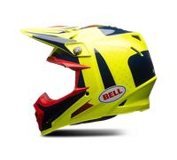 Casco MX BELL Moto-9 Flex Vice Azul/AmarilloS Azul,Amarillo