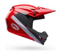 Bell MX-10 MIPS Aviator Casco de motocross, negro-rojo, tamaño XS para Hombres