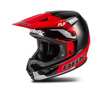 Casco MX FLY Racing Kinetic DBK V26 Negro/Rojo/GrisL Negro,Rojo,Gris