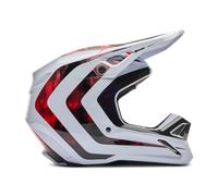 Fox Racing V1 Casco, Unisex, Blanco/Rojo flúo, Small