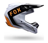 Casco MX FOX V1 Noble Joven Negro/BlancoS Negro,Blanco