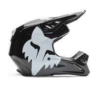 FOX V1 Shield Casco de motocross juvenil, negro, tamaño M