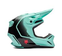 Casco MX FOX V3 Drip TurquesaM Turquesa