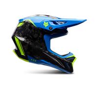Casco MX FOX V3 RS Tactile Azul JoyaXL Azul Joya
