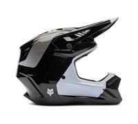 Casco MX FOX V3 Tine NegroS Negro