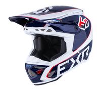 Casco MX FXR 6D ATR-3 FIM 26 Blanco/Rojo/AzulL Blanco,Rojo,Azul