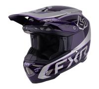 Casco MX FXR 6D ATR-3 FIM 26 Gris/PúrpuraXS Gris,Púrpura