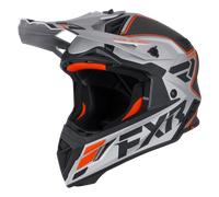 Casco MX FXR Helium Carbon 26 Naranja/PlateadoXXL Naranja,Plateado