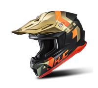 Casco MX HJC C50 Primal Dorado/NaranjaL Dorado,Naranja
