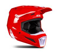 Leatt 2.5 Solid V26, casco de motocross S female Rojo/Blanco