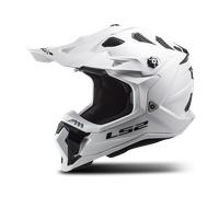 Casco de Cross LS2 MX700 SUBVERTER Blanco brillanteS Blanco brillante