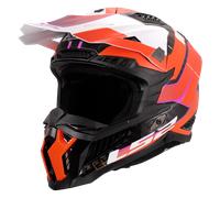 Casco MX LS2 MX703 X-Force Galuo Naranja BrillanteL Galuo Naranja Brillante