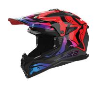 Casco MX LS2 MX708 Fast II Rojo brillante lavadoL Rojo brillante lavado