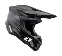 One Industries X-197 Black Onyx Carbon Casco de motocross, negro, tamaño S para Hombres