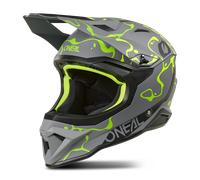 Casco MX O'Neal 1Srs Splash Gris/AmarilloXS Gris,Amarillo