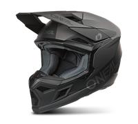 Casco MX O'Neal 3Srs Solid Negro/GrisL Negro,Gris