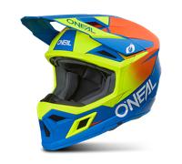 Casco MX O'Neal 3Srs Solid Niño Azul/AmarilloL Azul,Amarillo