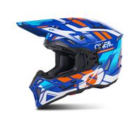 ONeal EX-SRS Dust, casco de motocross L female Azul/Naranja/Blanco