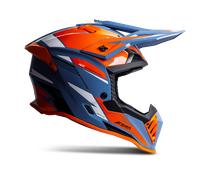 Casco MX Raven Morphous Azul brillante/naranjaXL Azul brillante,naranja