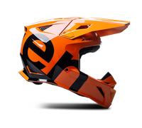 Casco MX Raven Onyx NaranjaXS Naranja