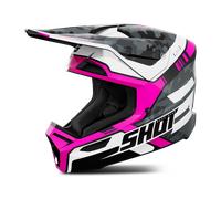 Casco MX Shot Furious Rosa BrillanteS Rosa Brillante