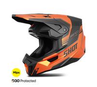 Casco MX Shot Lite Naranja mateS Naranja mate