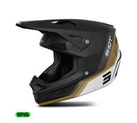 Shot Speed Atomic Mips Casco de motocross, oro, tamaño S para Hombres