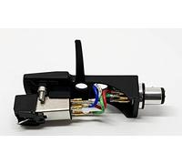 Casco negro, soporte, cartucho y lápiz capacitivo cónico, aguja para Pioneer PL550, PL10, PL510, PL71, PL400, PL100, PL115D, PL120, PL300, PL514X, SPL100, PL112D