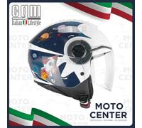 Casco Niño CGM 261S Mini Espacio Azul Blanco Talla YS (49 Cm.)