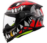 Casco Moto Casco Ls2 Ff812 Kid Punk Ce U Gris/rojo