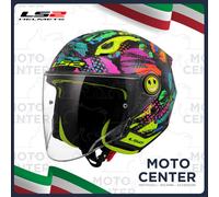 Casco Niño LS2 OF622 New Funny II Joy Negro Brillante Talla M (49-50 Cm.)