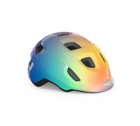CASCO NIÑO MET HOORAY MULTICOLOR BRILLO T.S 52-55