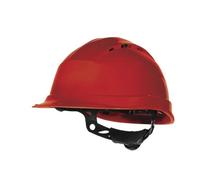 Casco Obra Delta Plus Quartz-Up IV Rojo - Ferrero Ferretería