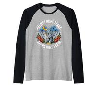 Casco Oculta Lágrimas Armadura Oculta Miedos Caballero Guerrero Medieval Camiseta Manga Raglan