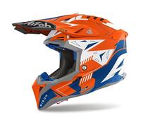 Casco Off Road Airoh AVIATOR 3 Spin Orange Fluo Matt