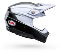 Bell Moto-10 MIPS Falcon Casco de motocross, negro-blanco, tamaño S para Hombres
