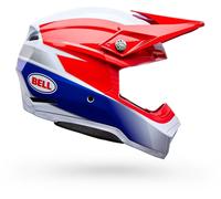 Bell Moto-10 MIPS Falcon Casco de motocross, blanco-rosa, tamaño M para Hombres