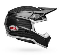 Bell Moto-10 Spherical Solid, casco cruzado L male Negro/Blanco