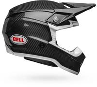 Casco Off-Road Bell Moto-10 Spherical Solid Gloss Black/White