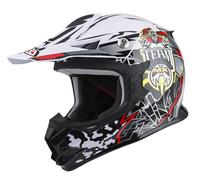 NZI KNOBBY TEAM WHITE CASCO CROSS - Color: BLANCO, Talla: Talla M