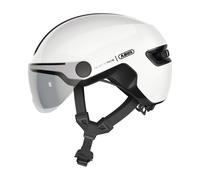 Casco para bicicleta urbana Abus HUD-Y ACE (Shinny White)