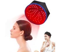 Casco Para El Crecimiento Del Cabello,Gorro De Crecimiento Del Cabello De Doble Longitud De Onda, Fortalece Las RaíCes Del Cabello, AntipéRdida, Cuidado Del Cuero Cabelludo, Alivia La Fatiga,Black