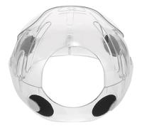 Casco para Gatos Antimordeduras, Capucha Transpirable de Plástico