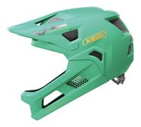 ABUS Casco MTB YouDrop FF - casco integral para niños y adolescentes - para iniciarse en el ciclismo de montaña - con mentonera desmontable